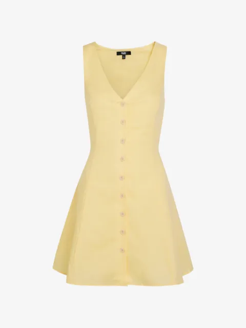 PAIGE Raye V-neck mini dress