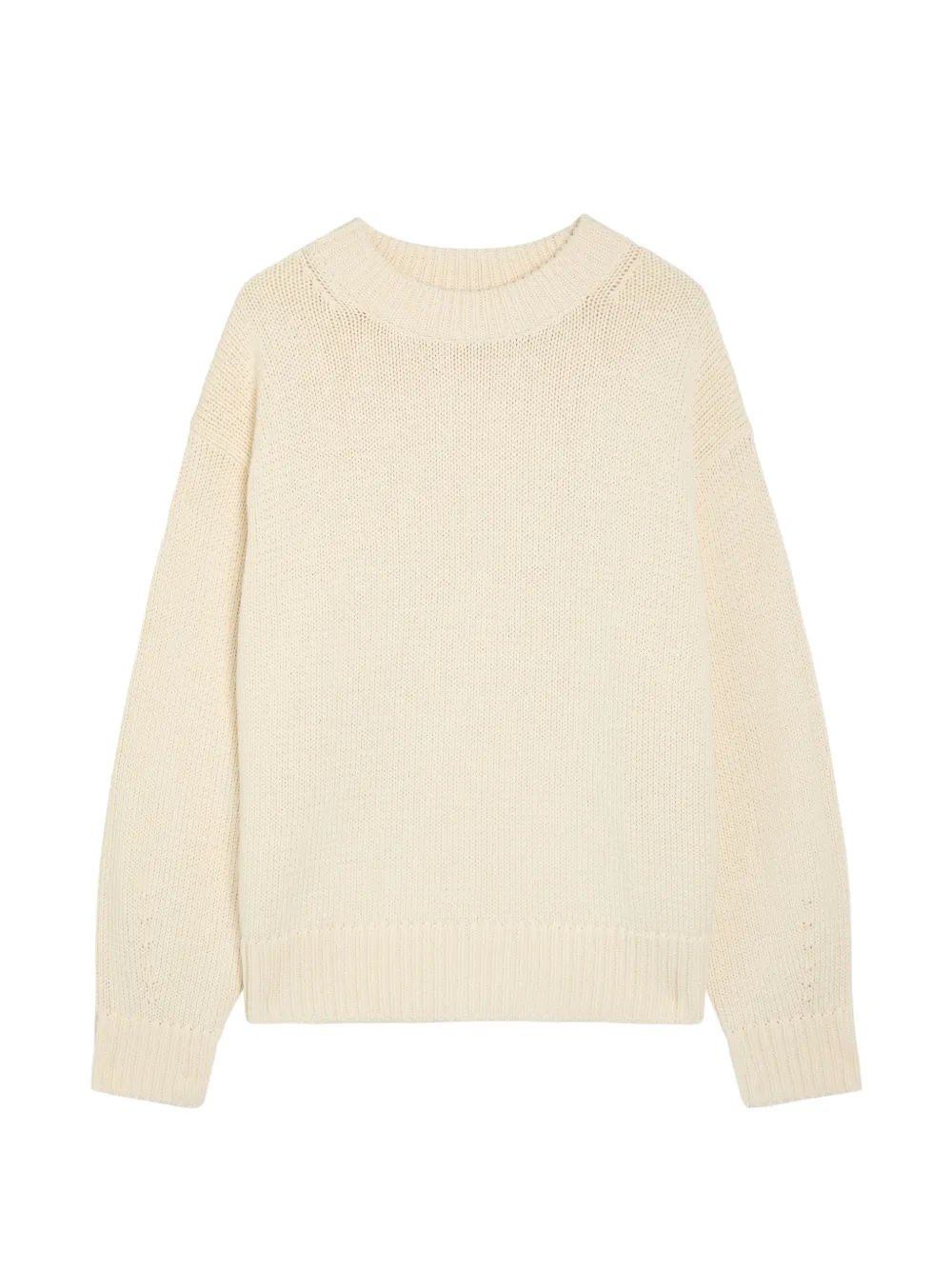 Reformation Cove ribbed-knit crew-neck sweater - Toni neutri
