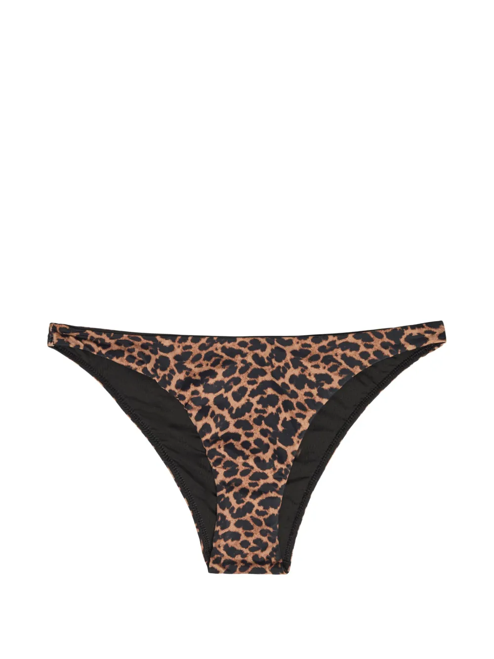 AWAY THAT DAY Amalfi leopard-print bikini bottoms - Marrone