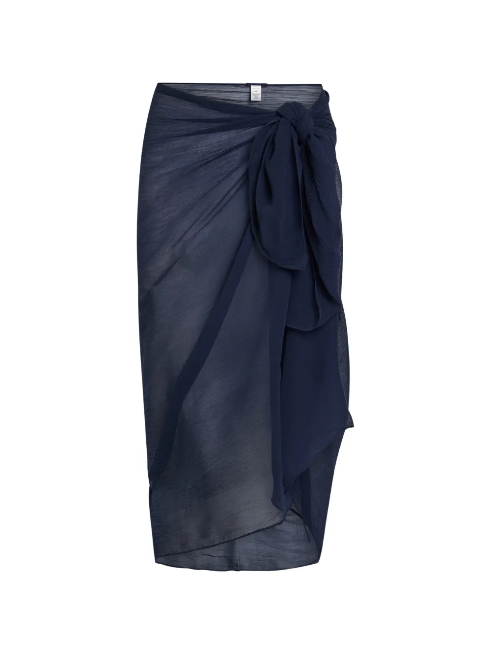 AWAY THAT DAY Santorini knot-detail midi sarong - Blau
