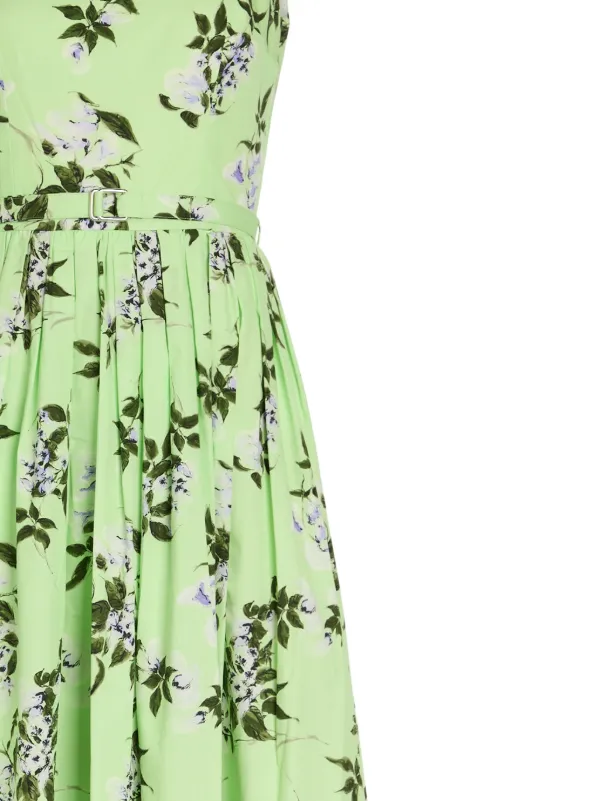 emilia wickstead dress green Eglantine Midi | Semi Formal Dance Dresses