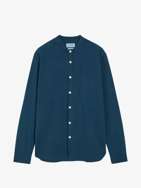 Oliver Spencer chemise Grandad Kildale à poche poitrine