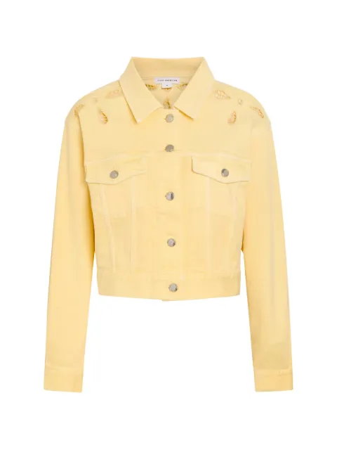 Good American cut-out denim jacket