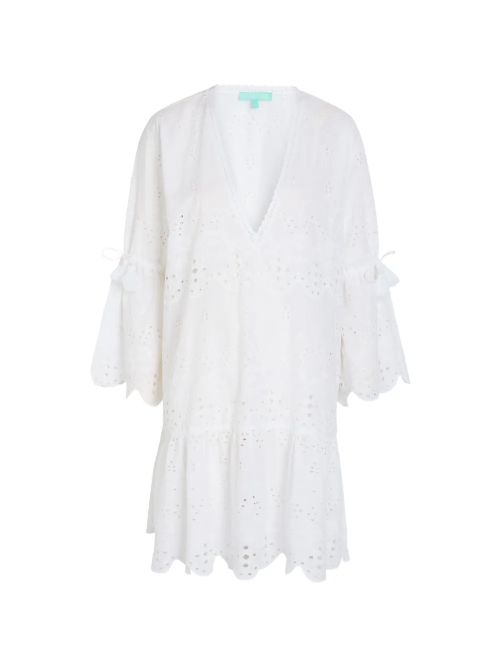 Melissa Odabash May broderie-anglaise mini dress - Bianco