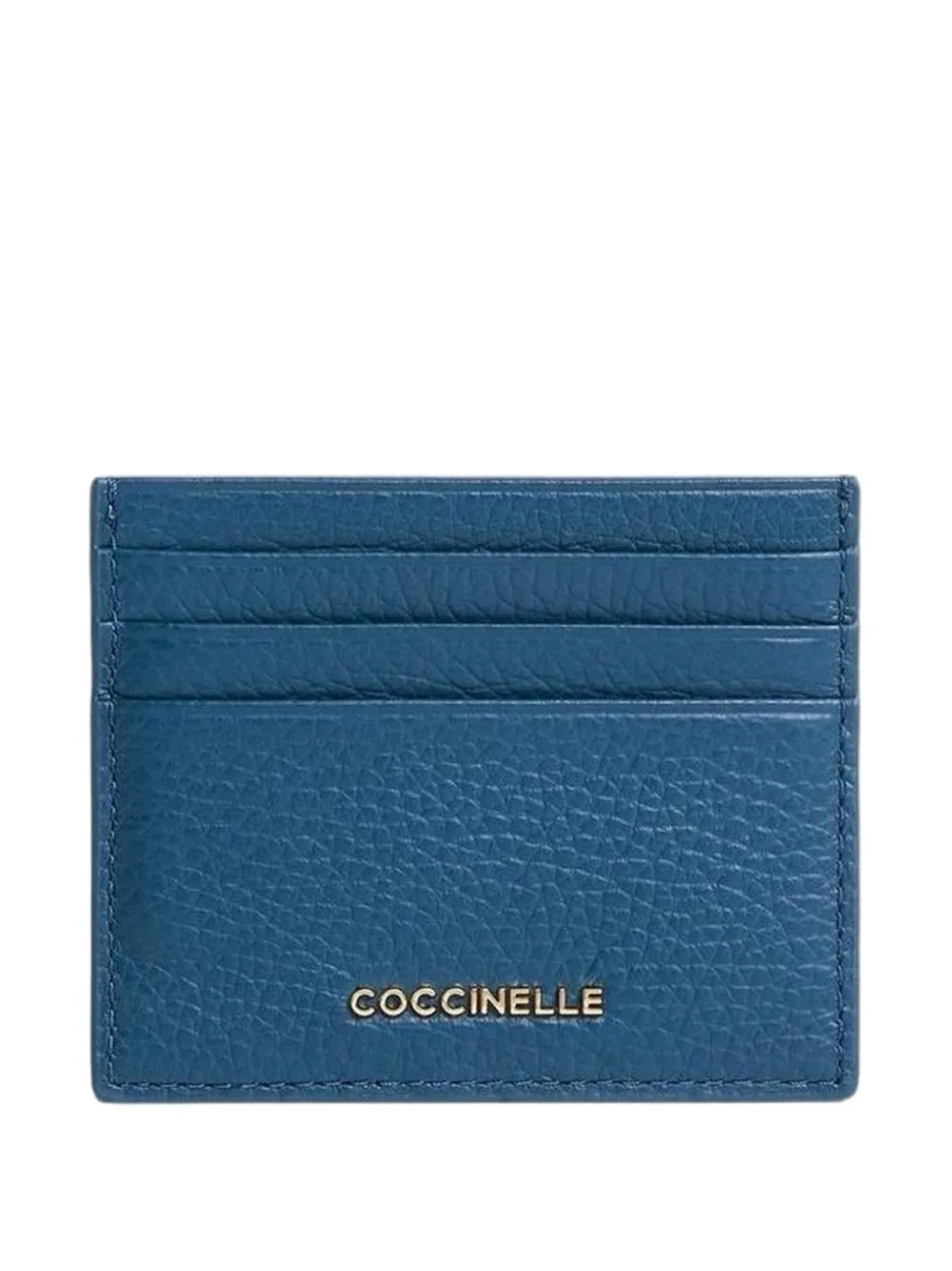 Coccinelle Portacarte con logo piccolo - Blu