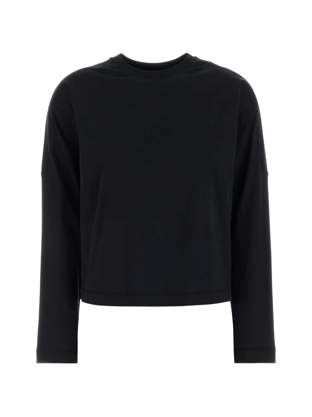 Herno long-sleeve cotton T-shirt - Nero