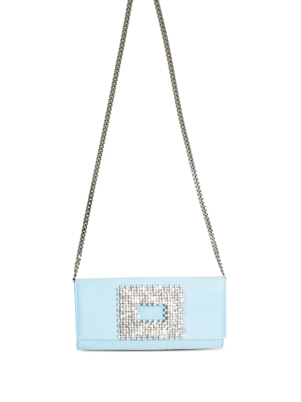 Gedebe Bella crystal-buckle shoulder bag - Blu