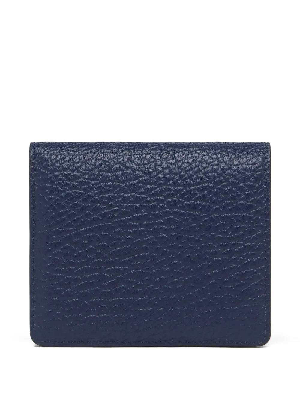 Maison Margiela Four White Stitch portemonnee van bewerkt leer Blauw