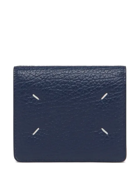 Maison Margiela Four White Stitches grained leather wallet