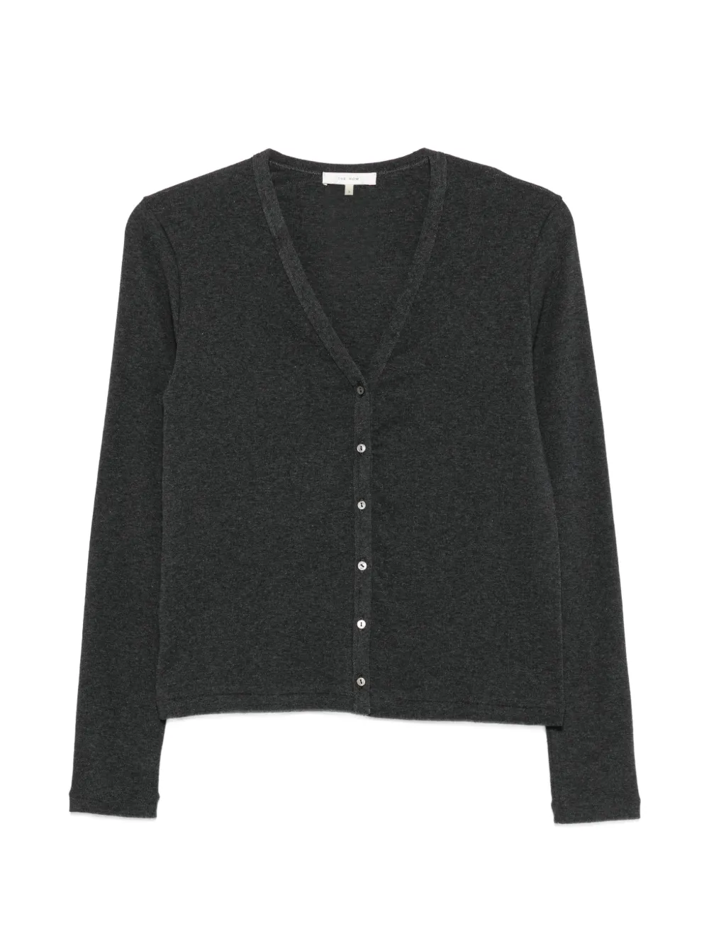 The Row Cresp V-neck button-up cardigan - Grigio