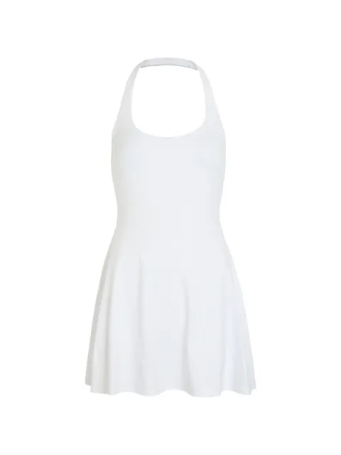 VUORI Tiebreak halterneck flared mini dress