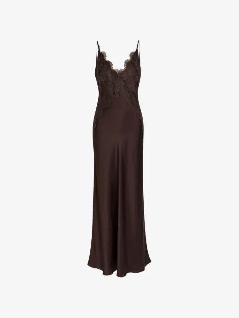 Shona Joy Simona Camisole-Maxikleid mit Spitzenbesatz