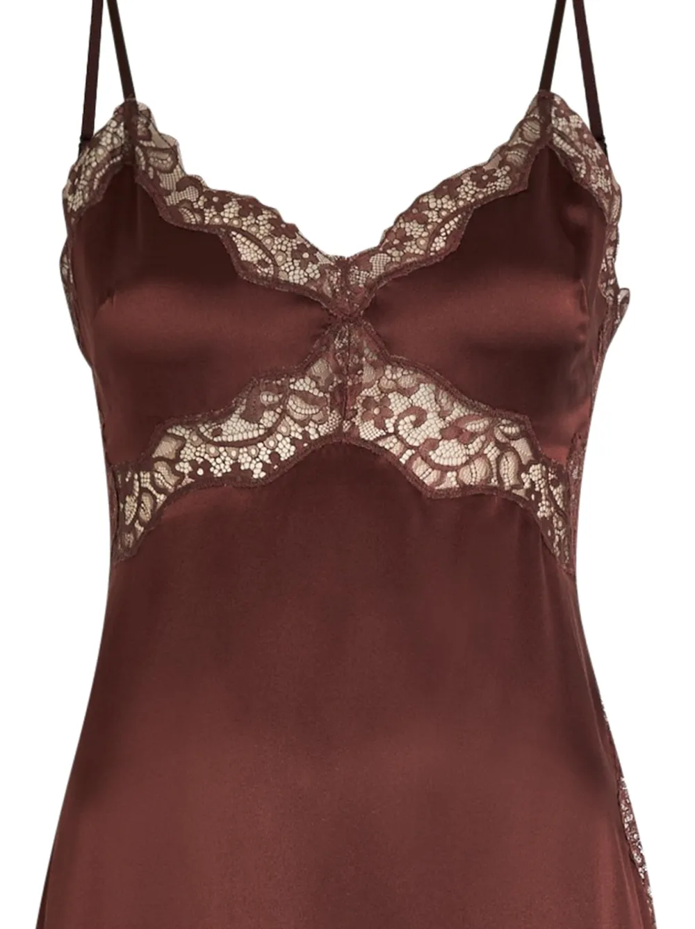 Reformation Ericka maxi-dress Bruin