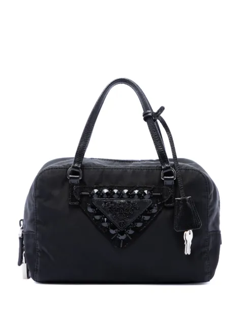 Prada Pre-Owned 2013-2025 Tessuto Beaded handbag