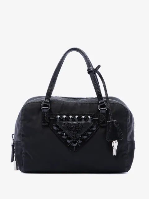Prada Pre-Owned 2013-2025 Tessuto Beaded handbag