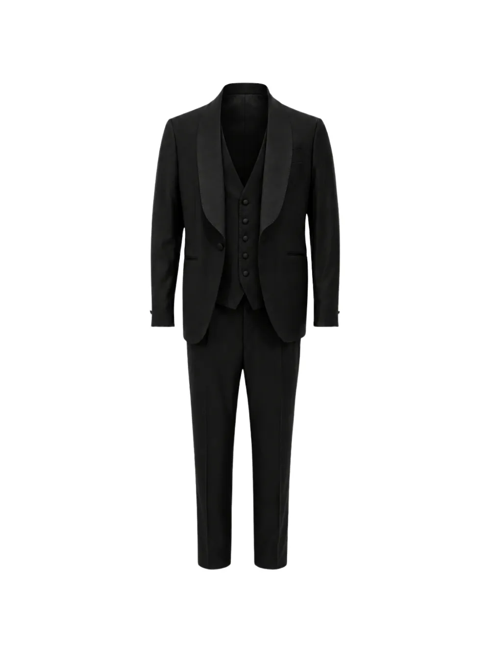 FRANZESE COLLECTION Billioner three-piece tuxedo suit - Nero