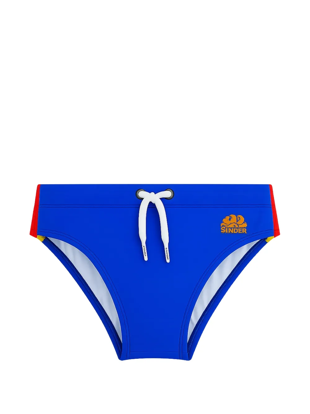 Sundek logo-patch drawstring swim briefs - Blu