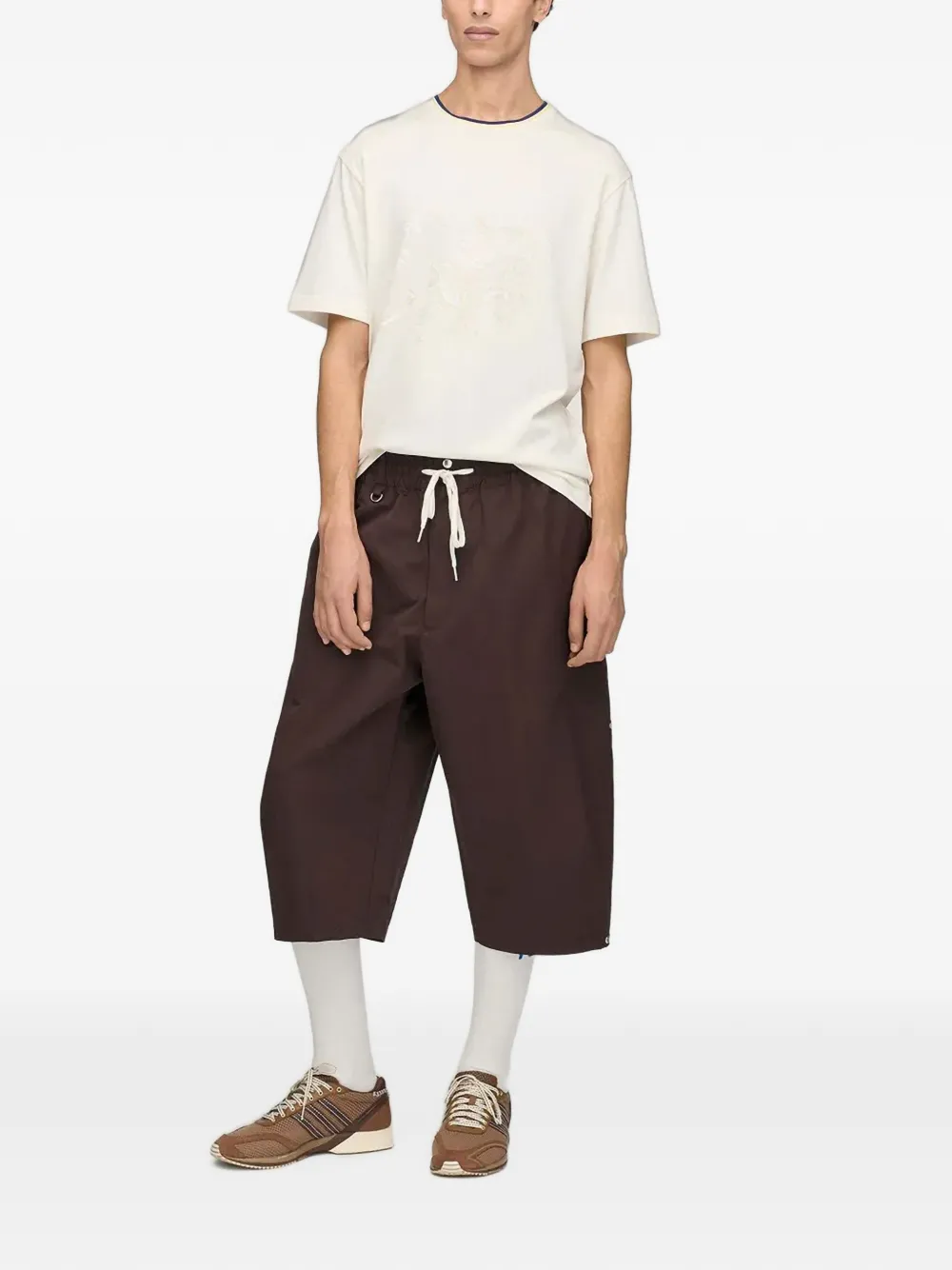 Y-3 T-shirt met grafische print Wit