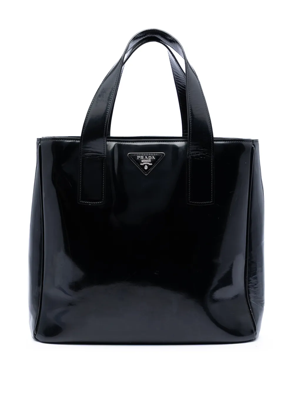 Prada Pre-Owned 2010-2026 Spazzolato Leather tote bag - Nero