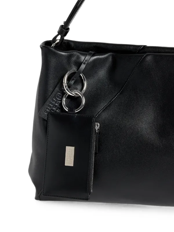 【美品】MM6 Maison Margiela ジップウォレット MM6 Maison Margiela Leather Zip Wallet | Black | FARFETCH