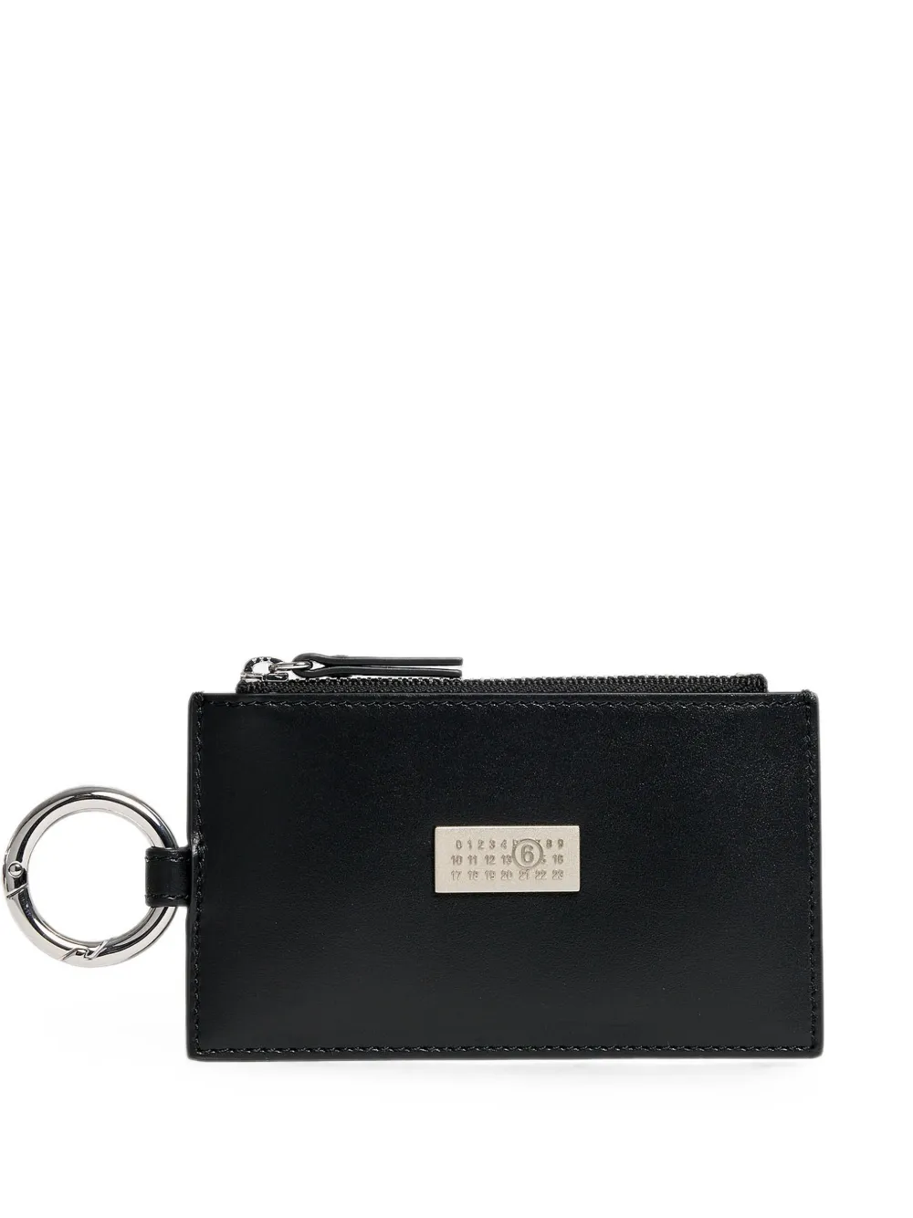 MM6 Maison Margiela leather zip wallet - Nero