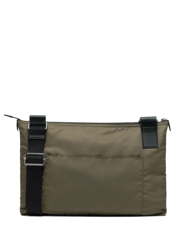 Maison Margiela Four-stitch Zip Line Shoulder Bag in Green