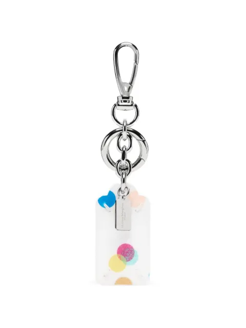 Maison Margiela double tag confetti-print keyring
