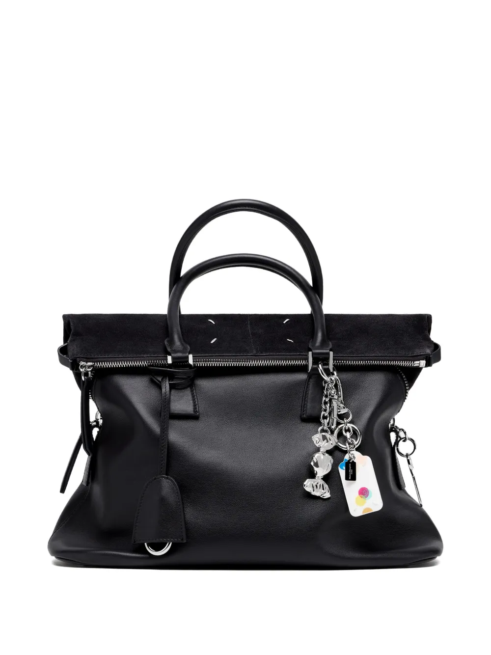 Maison Margiela Sleutelhanger met print Wit