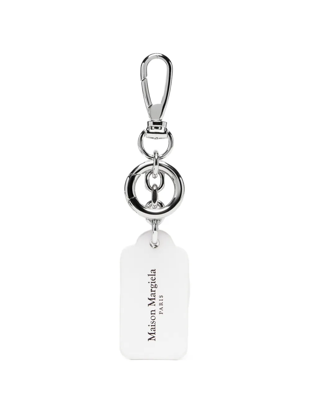 Maison Margiela Sleutelhanger met print Wit