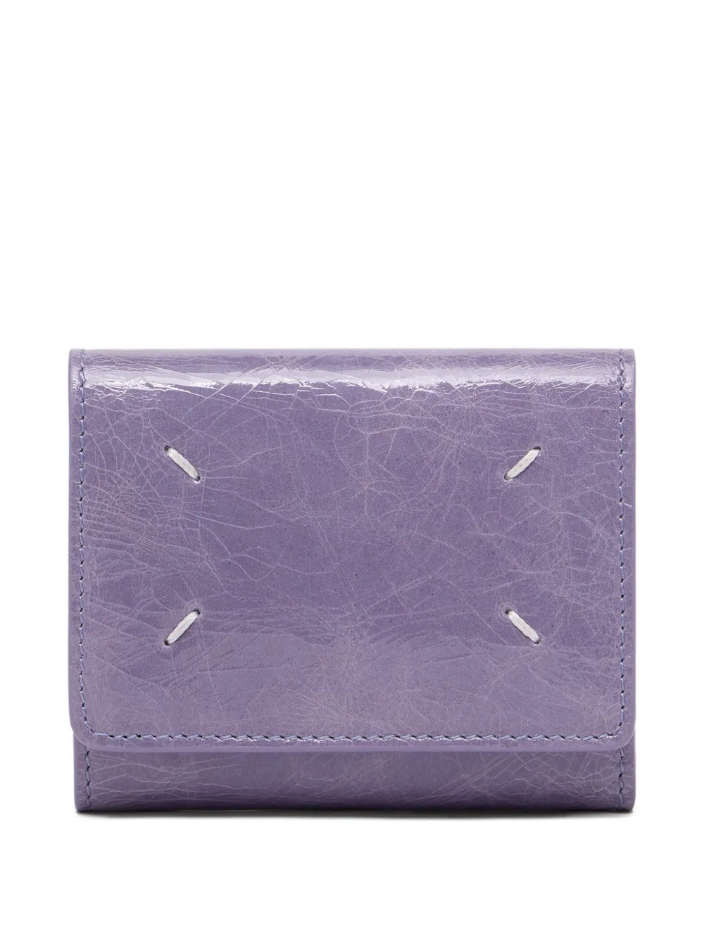 Maison Margiela Portemonnee met vier stiksels Paars