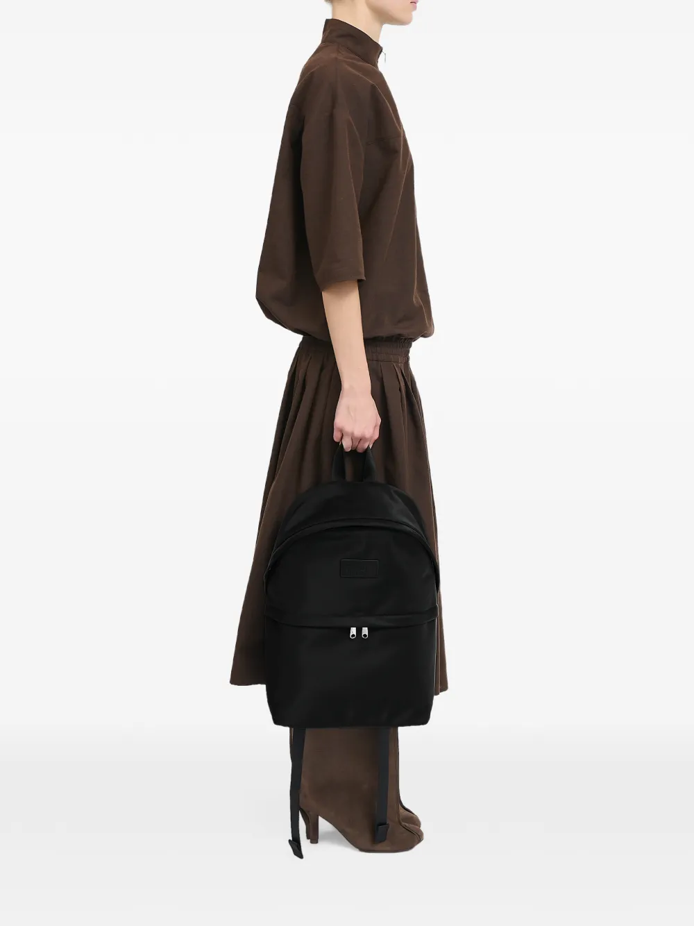 MM6 Maison Margiela Rugzak met logopatch Zwart