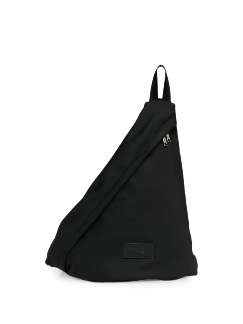MM6 Maison Margiela Borsa a spalla con applicazione - Nero