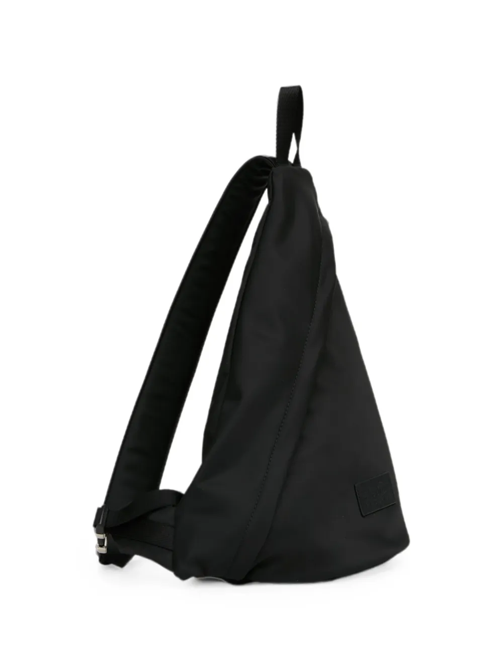 MM6 Maison Margiela Triangel schoudertas met logopatch Zwart