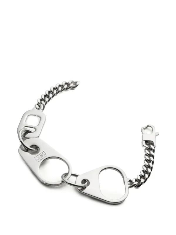 MM6 Maison Margiela ボトルキャップ チェーンブレスレット | シルバー