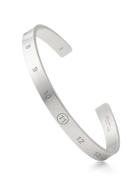 Maison Margiela engraved-Number cuff bracelet