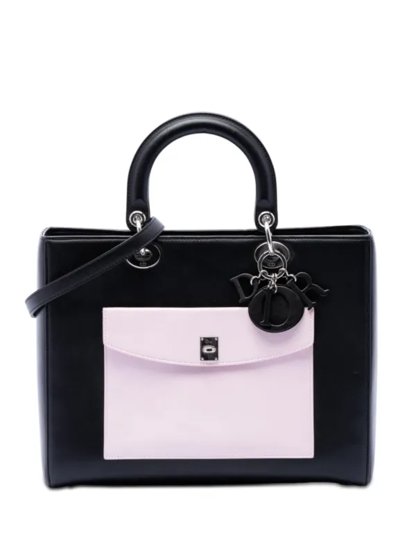 Christian Dior Pre-Owned 2014 ラージ カーフスキン ポケット トート 