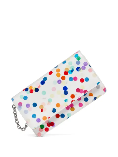 Maison Margiela confetti-print on-chain wallet