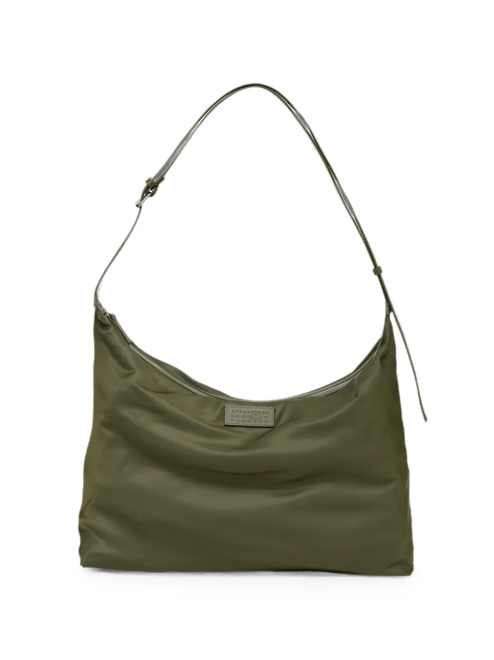 MM6 Maison Margiela Borsa a spalla con applicazione logo - Verde