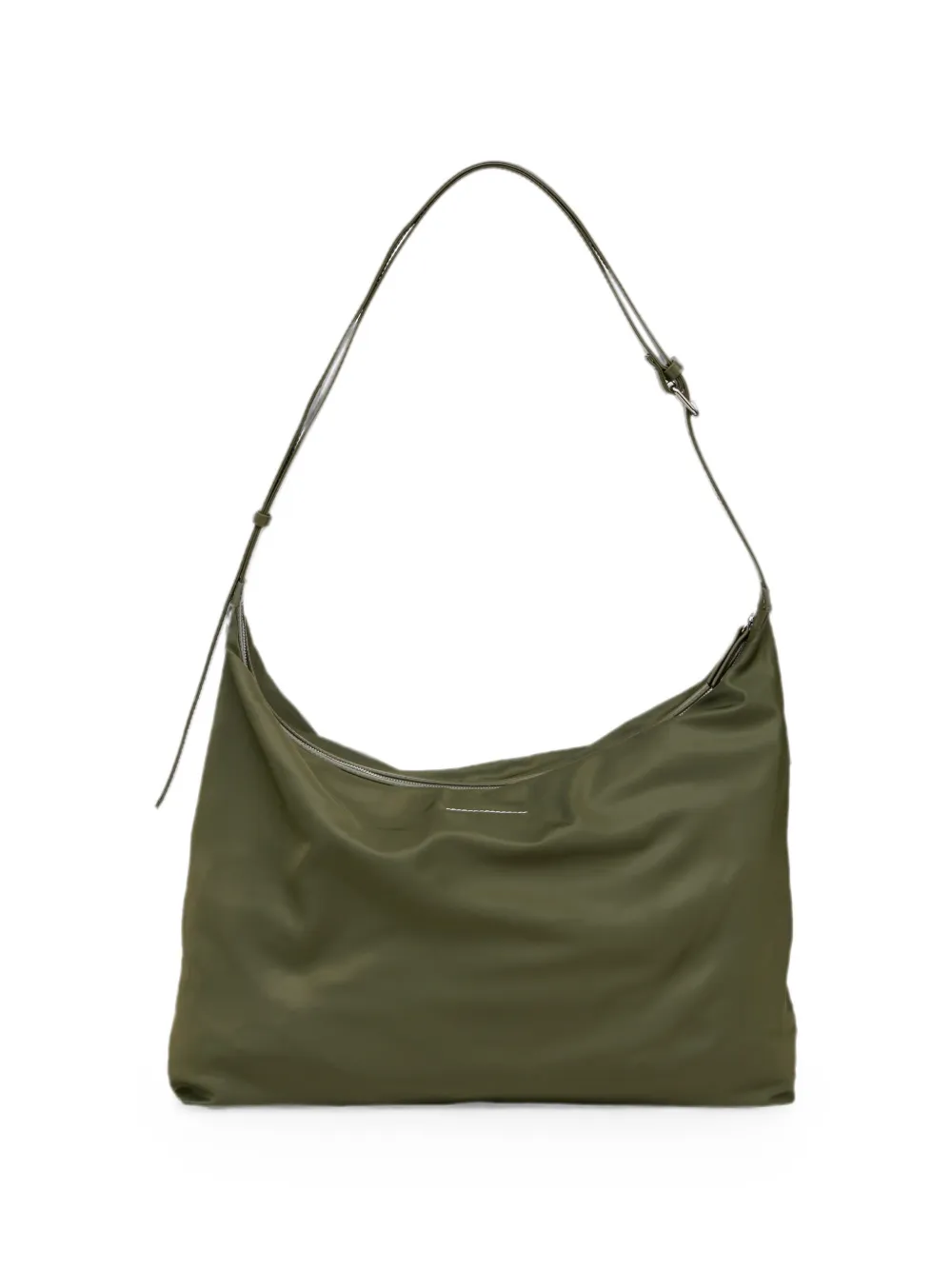 MM6 Maison Margiela Schoudertas met logopatch Groen