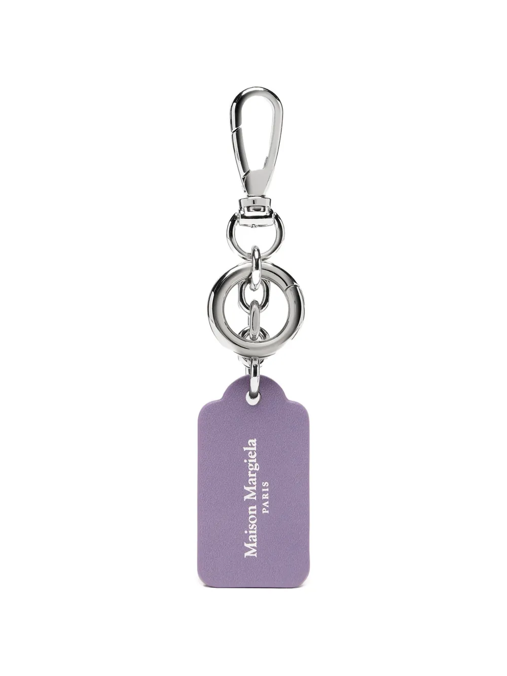 Maison Margiela double tag keyring - Purple