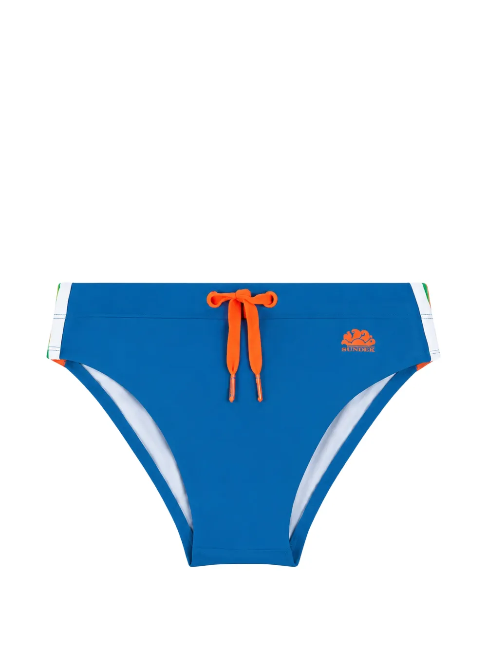 Sundek logo-print drawstring swim briefs - Blu