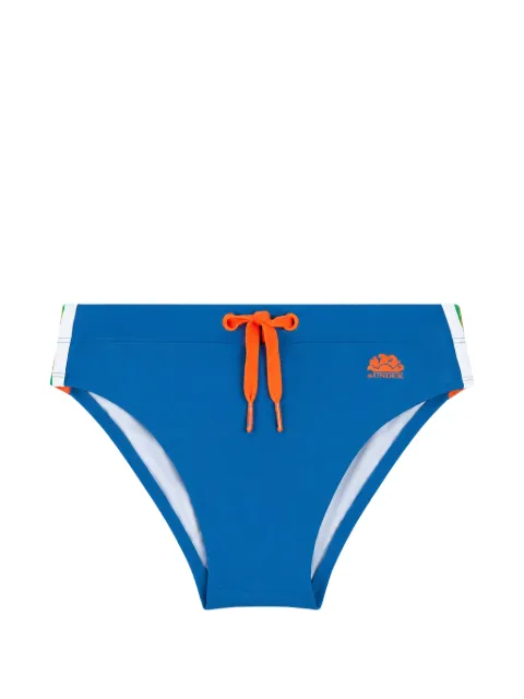 Sundek Diwalter logo-print drawstring swim briefs