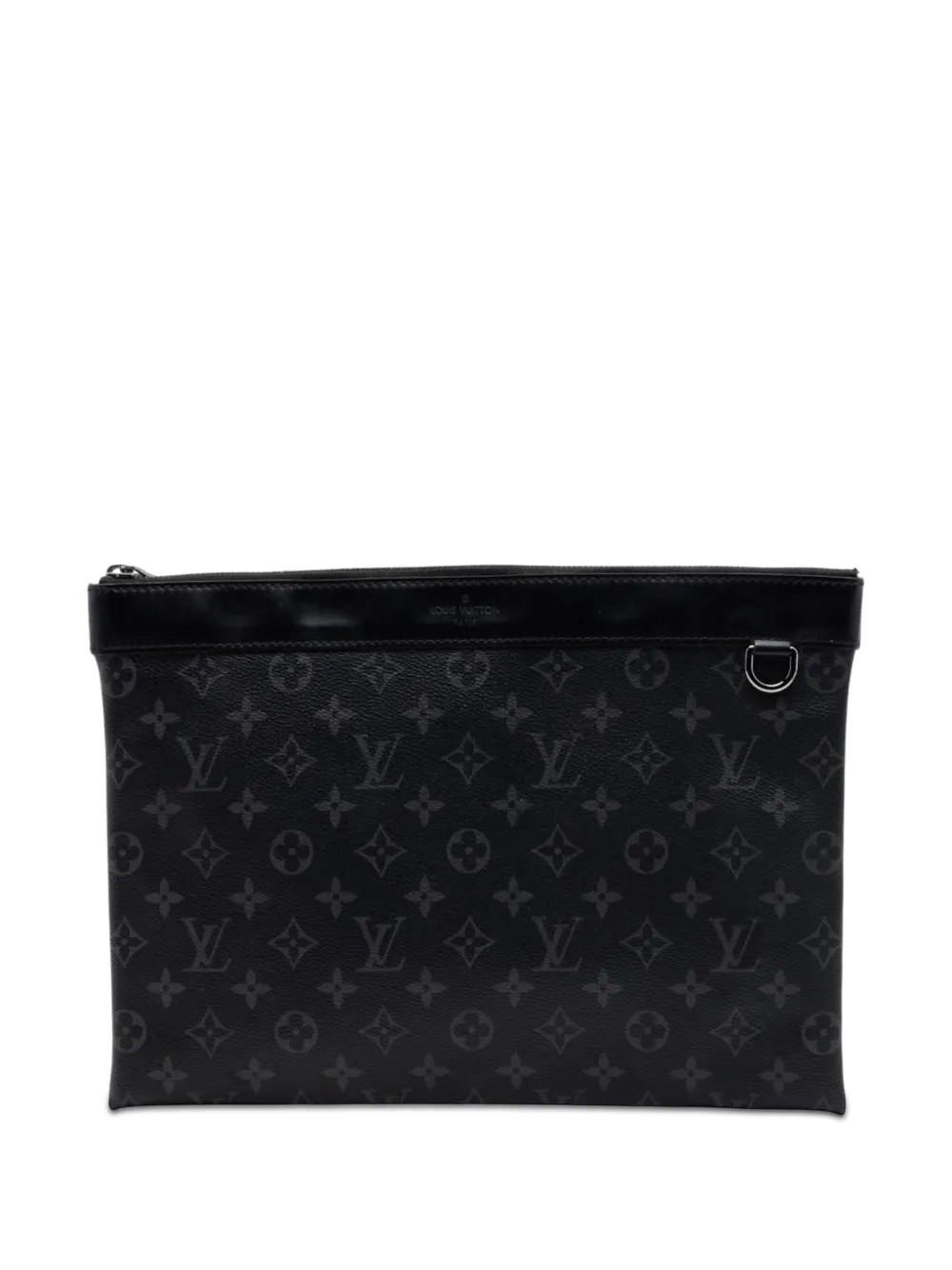 Louis Vuitton Pre-Owned 2018 Monogram Eclipse Discovery Pochette GM clutch bag - Schwarz