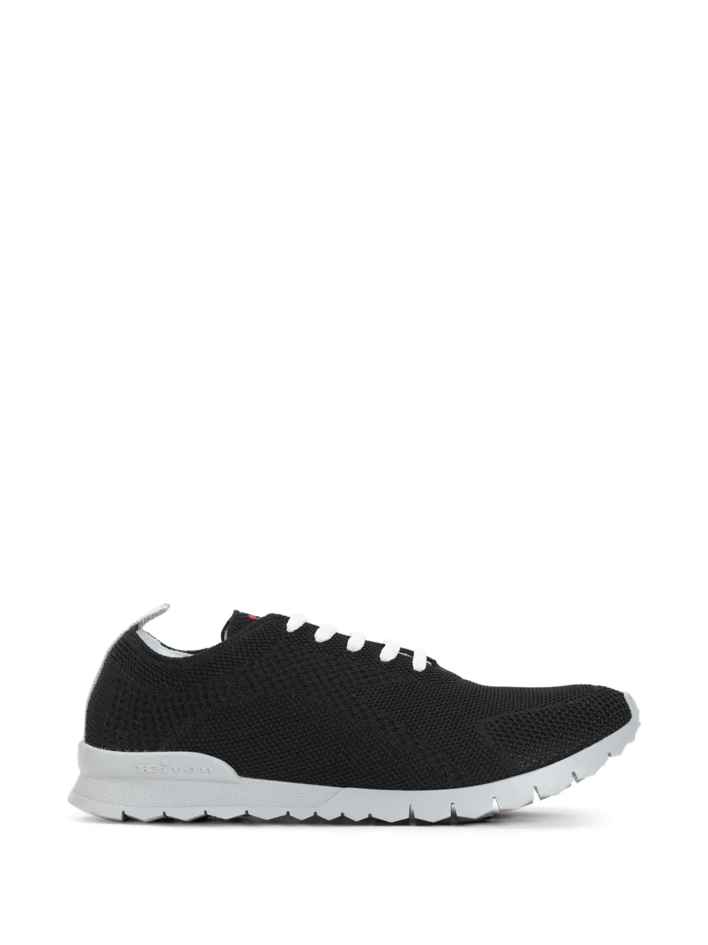 Kiton knit lace-up sneakers - Black