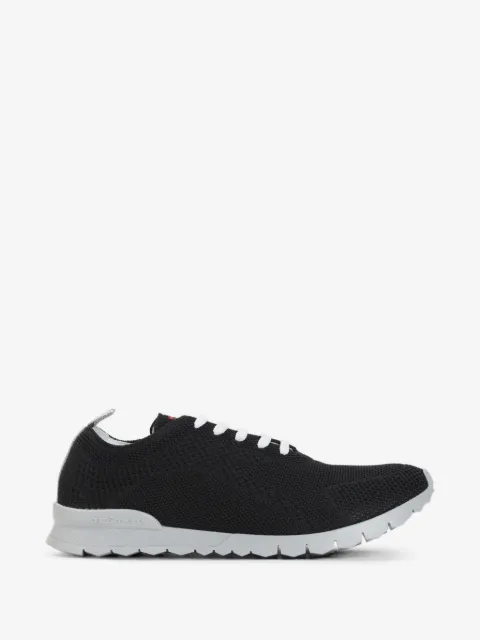 Kiton knit lace-up sneakers