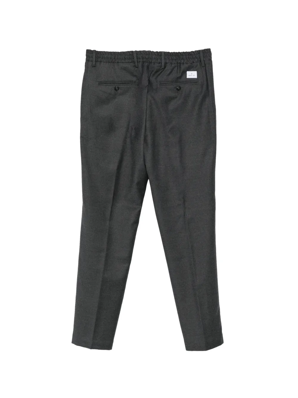 Manuel Ritz drawstring flannel trousers Grijs