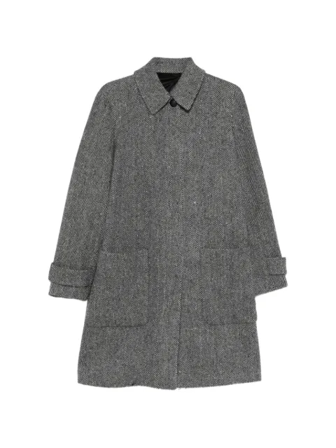 Manuel Ritz mélange chevron coat
