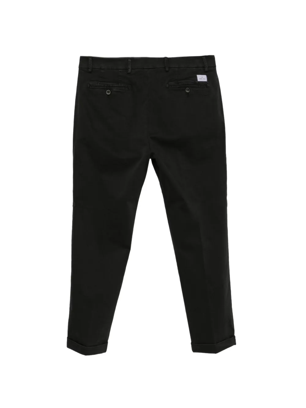 Manuel Ritz diagonal-pocket chinos Zwart