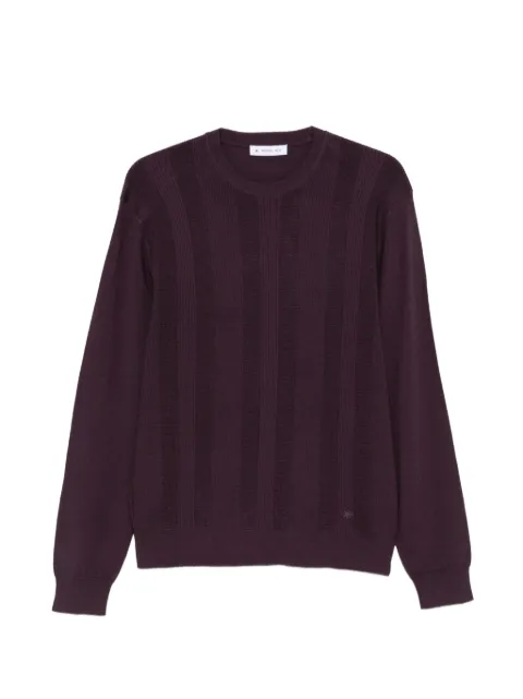 Manuel Ritz Regimental vertical-stripe sweater