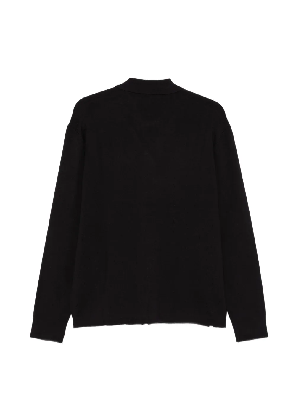 Manuel Ritz zip-up collared cardigan Blauw